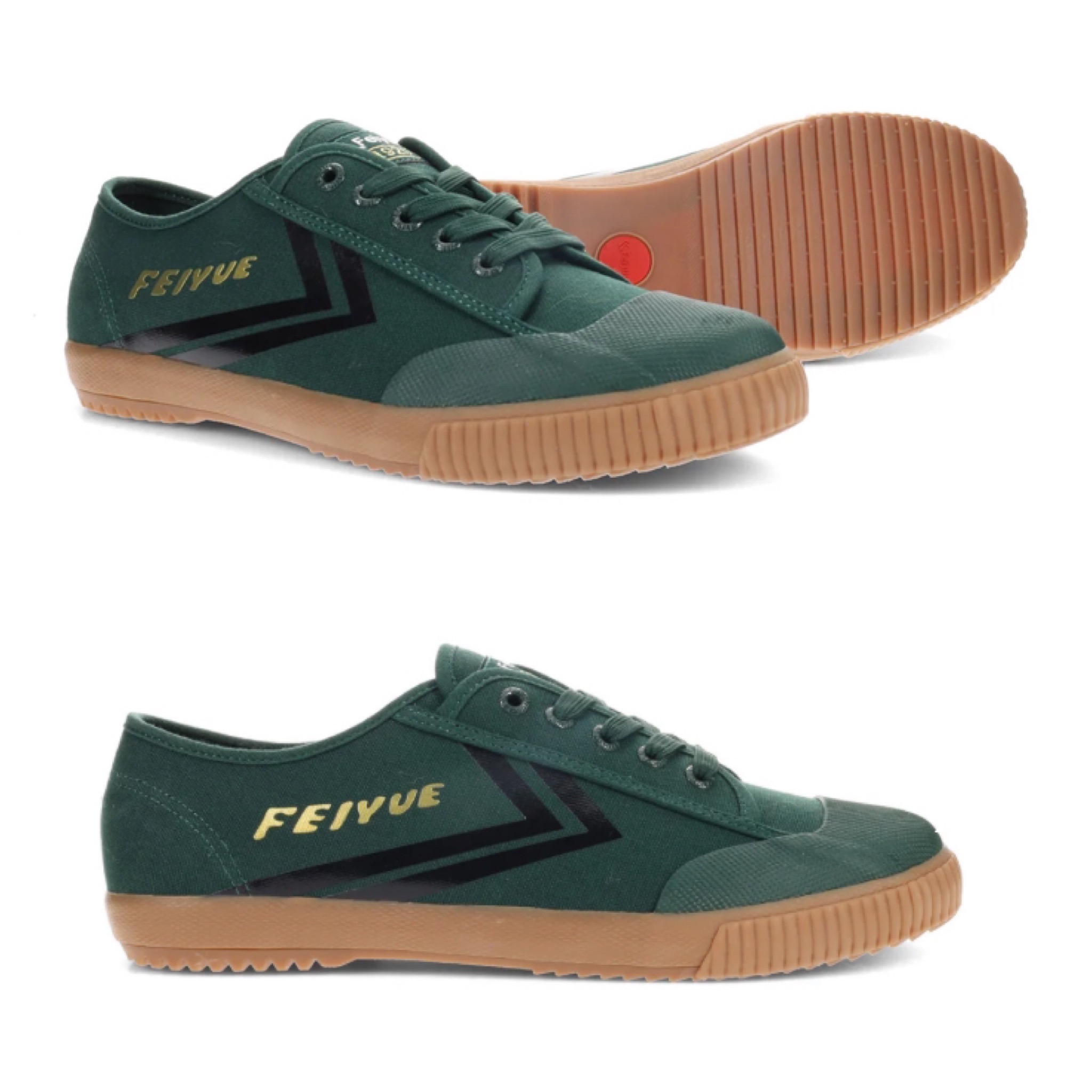 נעלי פיי יו איי Feiyue Grounded shoes FU100242 צבע בורדו פס שחור סוליה צבע דבש נעלי פיי יו איי Feiyue Grounded shoes FU100242 צבע בורדו פס שחור סוליה צבע דבש