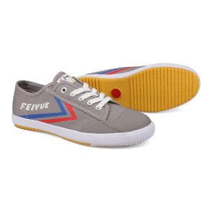 נעלי feiyue צבע אפור עם פסים דגם fu100176